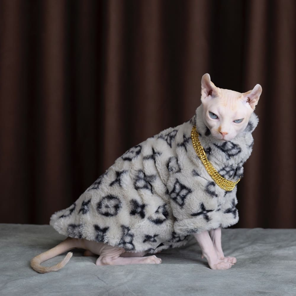 Coat for Cats  Louis Vuitton Cat Jacket, Louis Vuitton Cat Coat ?