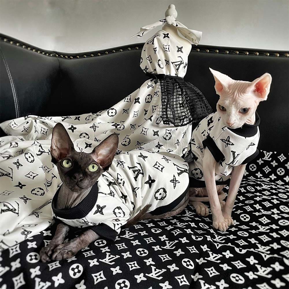 Louis Vuitton Dog Harness - Designer Puppy Clothes.