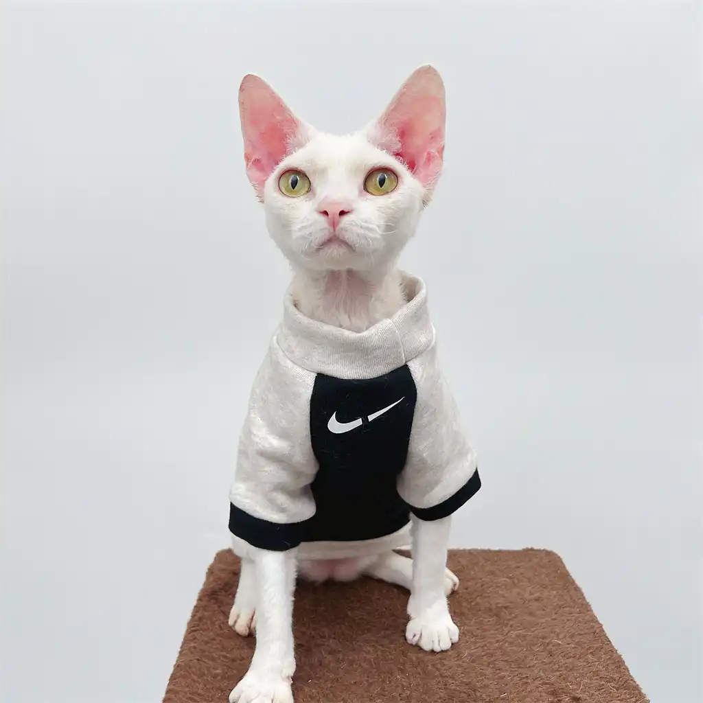 Felicidades innovación magia Sphynx Costume | "Nike" T-shirt for Cat, T-shirt for Hairless Cat