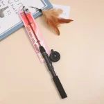 Cat Fishing Pole Toy Telescopic Fishing Rod Toy for Cats