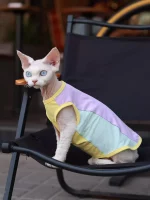 Breathable Mesh Tank Top for Cats