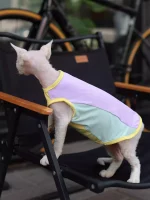 Breathable Mesh Tank Top for Cats