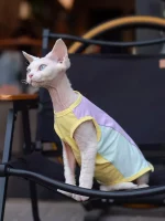 Breathable Mesh Tank Top for Cats