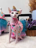 Mermaid Tulle Dress for Cats